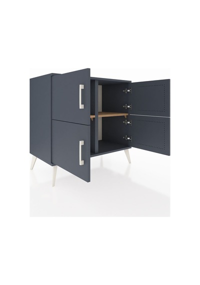 Hyperion Şifonyer 2 Raflı 4 Kapaklı 88x44x80 Antrasit-antrasit/çam Antrasit/çam Hyperion Şifonyer 2 Raflı 4 Kapaklı 88x44x80 Antrasit-antrasit/çam Antrasit/çam