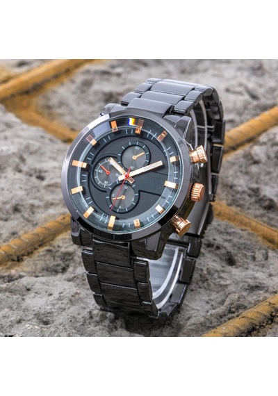 Siyah Rose Analog Erkek Kol Saati ST-304203