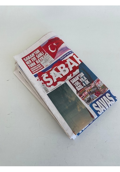 29 Ekim 2023 Sabah Gazetesi - Cumhuriyetin İlanı 100. Yıl Gazetesi  Teşhir Ürün