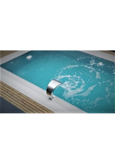Yüzme Havuzu Kenarı Mini Su Perdesi Aisi 304 Kalite 470 x 400 MM Lü x