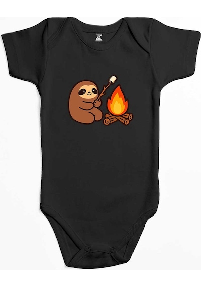 Zepplin Giyim Camp Cute Sarı Bebek Body Zıbın