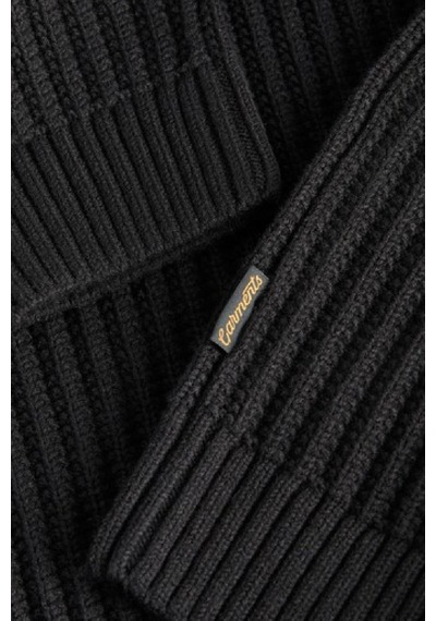 Jack & Jones Jjjaxon Erkek Bisiklet Yaka Triko Kazak Günlük Şık Siyah