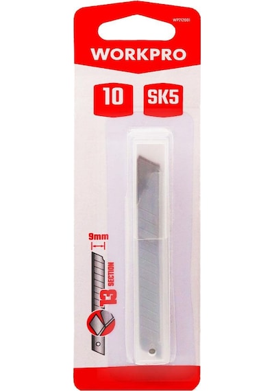 Workpro Wp212001 9mm 10 Lu Maket Bıçağı Yedeği