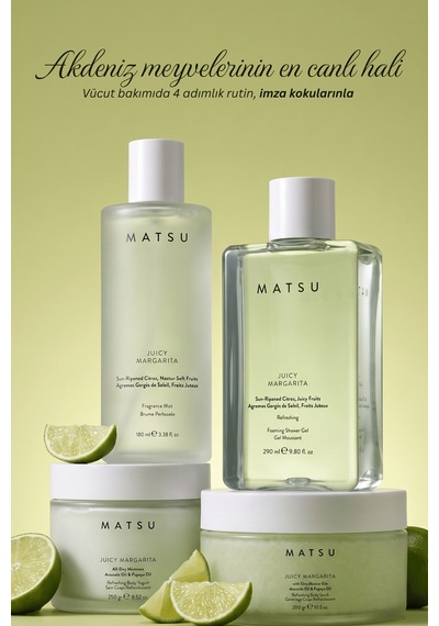 Juicy Margarita Ferahlatıcı Bergamot & Narenciye Vücut Peelingi 300 Gr