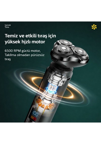 Sportsman Sm-555 Professional 3 Ü 1 Arada Islak/kuru Şarjlı Erkek Bakım Seti