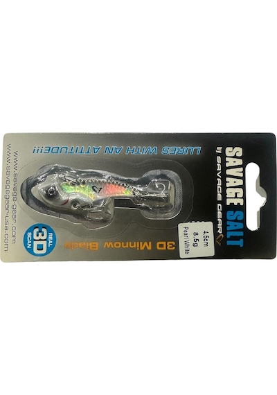 Savage Gear Vib Blade 8.5gr 4.5cm Vibrasyon Jig Yem White Pearl