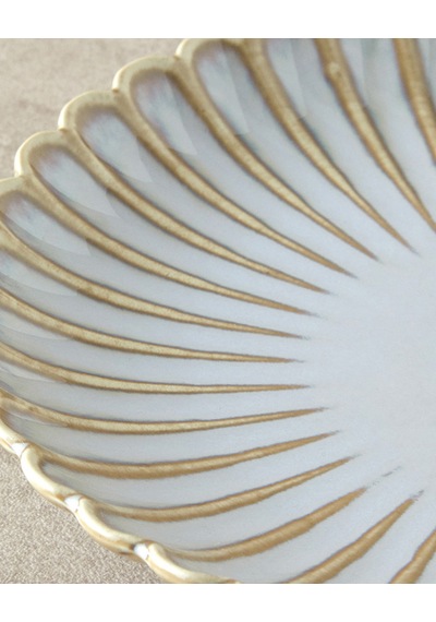 English Home Fiore New Bone China Pasta Tabağı Gri Gri