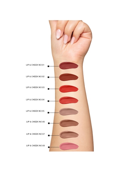 Vegan & Temiz İçerikli Lip & Cheek Tint 2 Si 1 Arada Doğal Renk, Nem Ve Işıltı no color