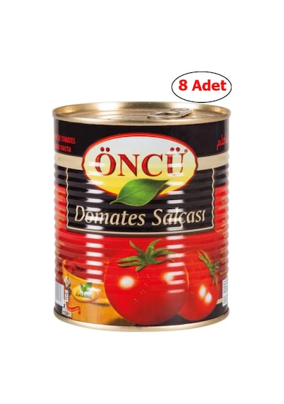 Domates Salçası Teneke 830 Gr 8 Adet