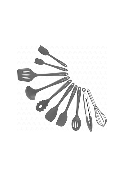 Valletta Vlt1118 Salvatore 10 Parça Spatula Set Gri
