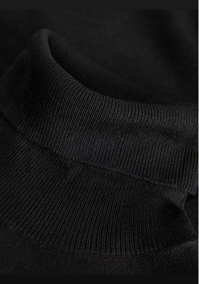 Jack & Jones Kadin Bogazli Uzun Kollu Kazak - Ada 12258813 Black Siyah