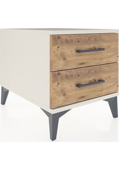 Kronos Komodin 2 Çekmeceli 44x59x48 Aytaşı-çam Aytaşı