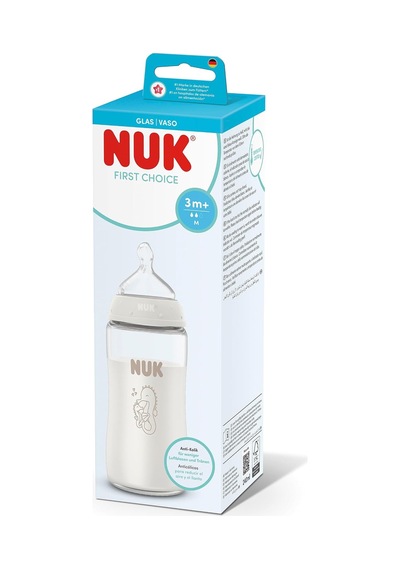 First Choice Cam Biberon, 240 Ml, Denizatı Çok Renkli