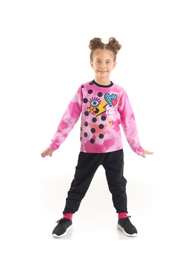 Denokids Mshb&g Retro Batik Kız Çocuk T-Shirt Pantolon Takım Denokids Mshb&g Retro Batik Kız Çocuk T-Shirt Pantolon Takım