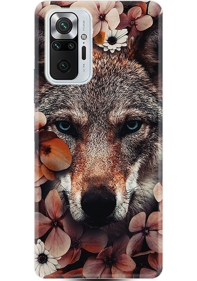 Xiaomi Redmi Note 10 Kılıf Desenli Flowers Fox 1310