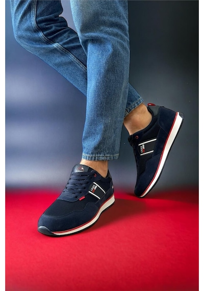 Erkek Günlük Sneaker Spor Ayakkabı Lacivert-Lacıvert Lacivert