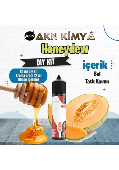Honeydew Cream Dıy Kit Kavun Bal Gıda Aroması %20 Oranda Aroma İçerir Hazır Değildir 60 Ml