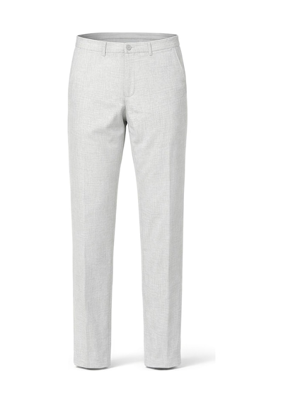 Düz Kumaş Slim Fit Klasik Erkek Pantolon Rafael Açık Gri