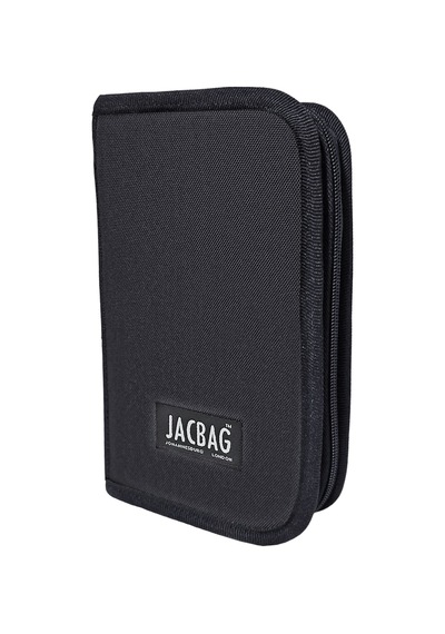 Jacbag Cover -sert Kapaklı Lastikli Kalem Kutusu Cover-siyah renkli