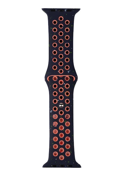Apple Watch Seri 7/8/9 45mm Uyumlu Kordon Yeni Seri 2023 Silikon Strap Kayış Lacivert
