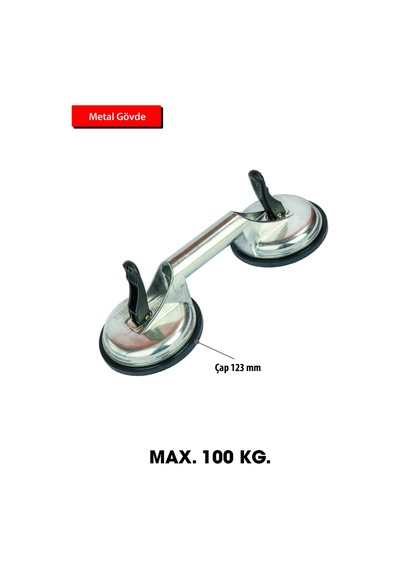 Cam Vantuzu 2li Metal Gs-2 Era13003 Eratool Gümüş - 629614357 Gümüş