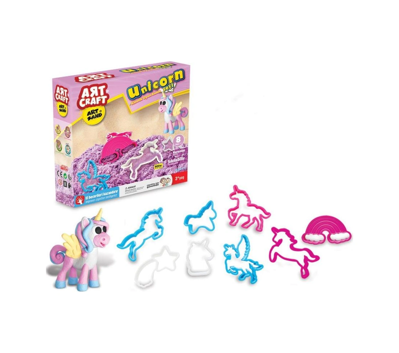 03611 Unicorn Kumseti 500 Gr Artsand Pembe