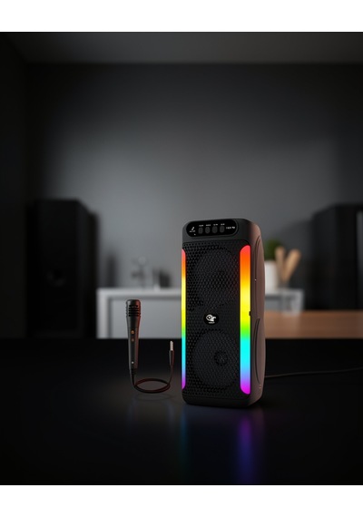 Çift 4 İnç Rgb Işıklı Bluetooth Hoparlör Uczzzpg4261-2