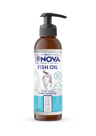 Nova Kediler İçin Balık Yağı 200 ML