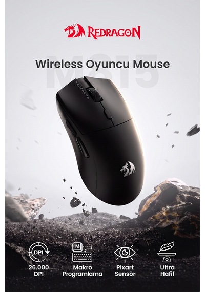 Redragon Ultra Hafif Paw3311 24.000dpı Profesyonel Oyuncu Gaming Mouse M815