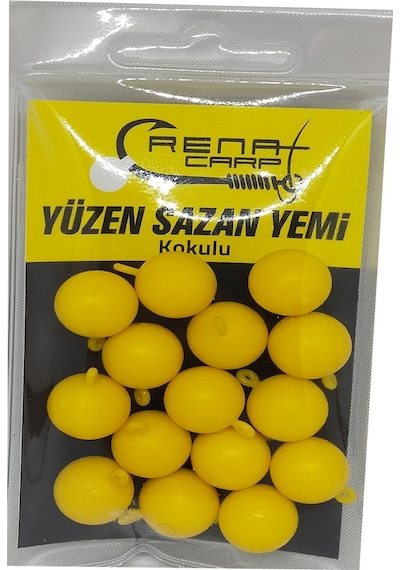 Renat Carp Yüzen Kulplu Kokulu Sarı Top Sazan Yemi 14 Mm