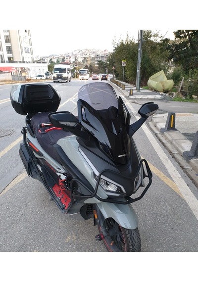 Motocam Honda Forza 250 Ön Cam 2021-2026 Model 47cm Füme Renkli 4mm Uzun
