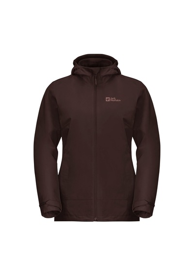 Jack Wolfskin Moonrise 3ın1 Kadın Outdoor Montu Mürdüm