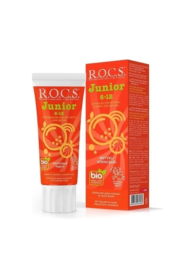 Rocs Junıor 6-12 Macun Meyveli Gökkuşağı
