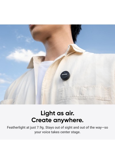 Insta360 Mic Air 1 Tx + 1 Rx , Gürültü Engelleme, 300 M Menzil, Usb-c İphone/android/pc/mac İçin Kablosuz Mikrofon, Vlog, Akış