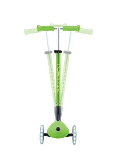 Globber Elite Deluxe Işıklı Scooter - Elma Yeşili Yeşil