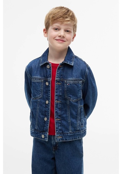 Tommy Hilfiger Kız Çocuk Ceket Ks0ks00753 Mavi