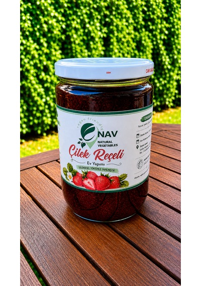 Nav Ev Yapımı Çilek Reçeli 900 Gram