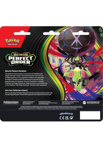 Pokemon Orjinal Lisanslı Tcg Mega Evolution Perfect Order 3 Paket Blister Chikorita Promo 31 Kart