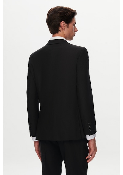 D's Damat Ds Damat Slim Fit Siyah Yünlü Travel Takim Elbise 4he05ob35577m Siyah