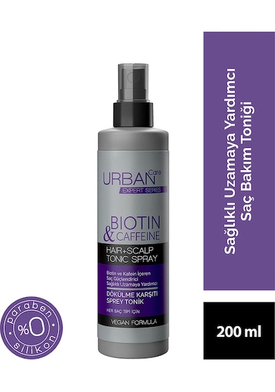 Urban Care Expert Biotin & Kafein Dökülme Karşıtı Sprey Tonik 2 x 200 ML