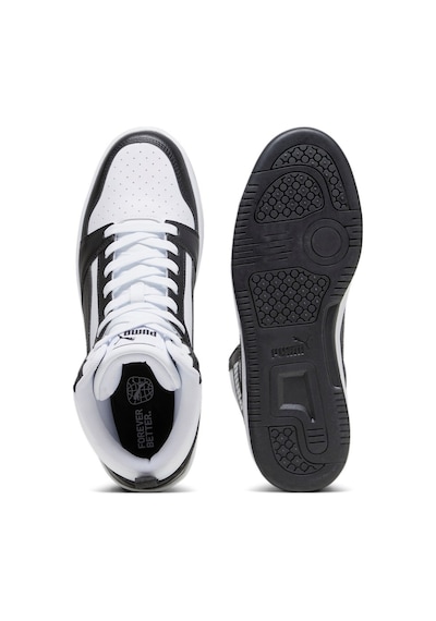 Puma Rebound V6 Bilekli Unısex Spor Ayakkabı 39232601 Beyaz - Siyah