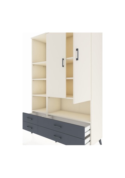 Hyperion Dolap 8 Raflı 4 Çekmeceli 2 Kapaklı 132x44x195 Aytaşı-aytaşı/antrasit Aytası/antrasıt Hyperion Dolap 8 Raflı 4 Çekmeceli 2 Kapaklı 132x44x195 Aytaşı-aytaşı/antrasit Aytası/antrasıt