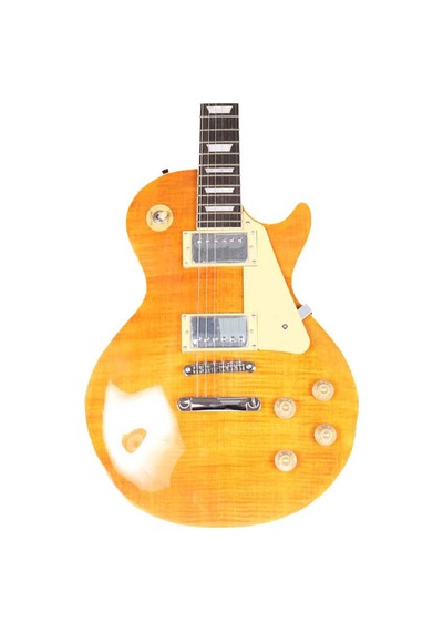 Angel Aelg250-te Tiger Eye Elektro Gitar Kaplan Gözü Kaplama Lüks Görünüm