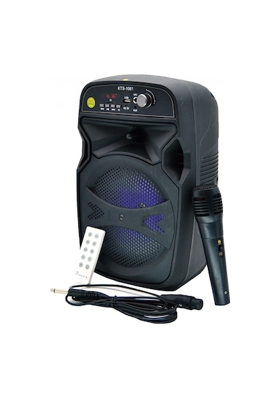 KTS-1061 Işıklı Kumandalı Bluetooth Hoparlör