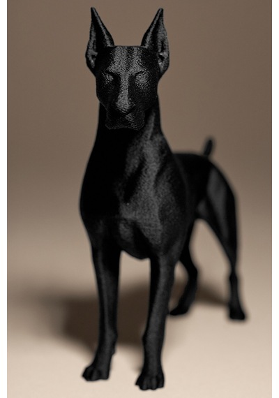 Doberman Dekoratif Heykel Modern Köpek Figürlü Ev & Ofis Dekoru
