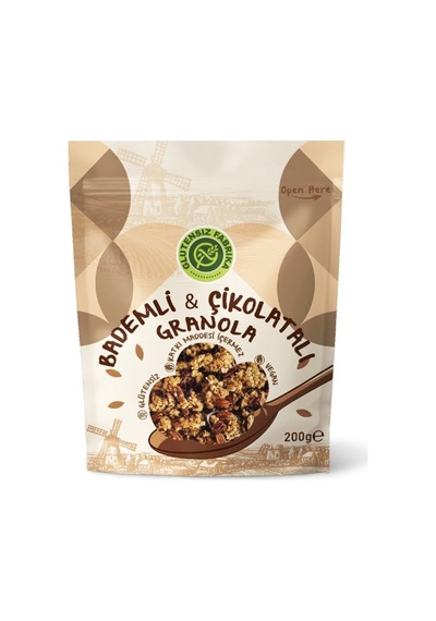 4 Adet Glutensiz Fabrika Bademli & Çikolatalı Karabuğday Granola 200 G