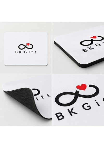 Logonuza Özel 10 Adet 19x23 Cm 5 Mm İthal Kaymaz Kauçuk Tabanlı Dikdörtgen Mouse Pad