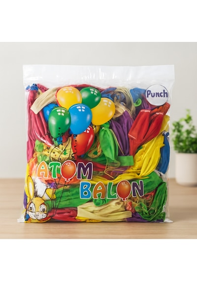 Büyük Lateks Balon 100 Adet Açık Pembe