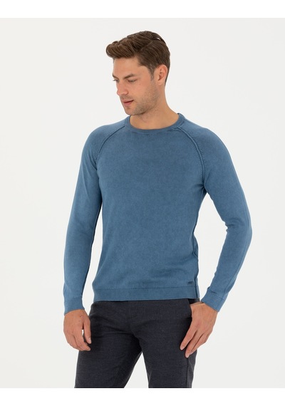 Pierre Cardin Erkek Koyu Mavi Triko Kazak 50278902-vr032 Koyu Mavi