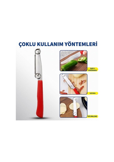 Ayarlanabilir Sök-tak Bıçak İçi Soyacak Ve Dilimleme Aparatı - Tüm Standart Mutfak Bıçaklarına Uyumlu Paslanmaz Çelik Yaylı Soyma Aparatı Paslanmaz Çelik Bıçak Hediyeli Kırmızı Ve Gümüş Ayarlanabilir Sök-tak Bıçak İçi Soyacak Ve Dilimleme Aparatı - Tüm Standart Mutfak Bıçaklarına Uyumlu Paslanmaz Çelik Yaylı Soyma Aparatı Paslanmaz Çelik Bıçak Hediyeli Kırmızı Ve Gümüş